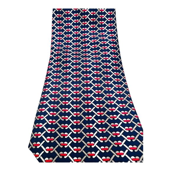 Hermes Paris 100% Silk Men's Tie 7060 TA - Picture 7 of 7